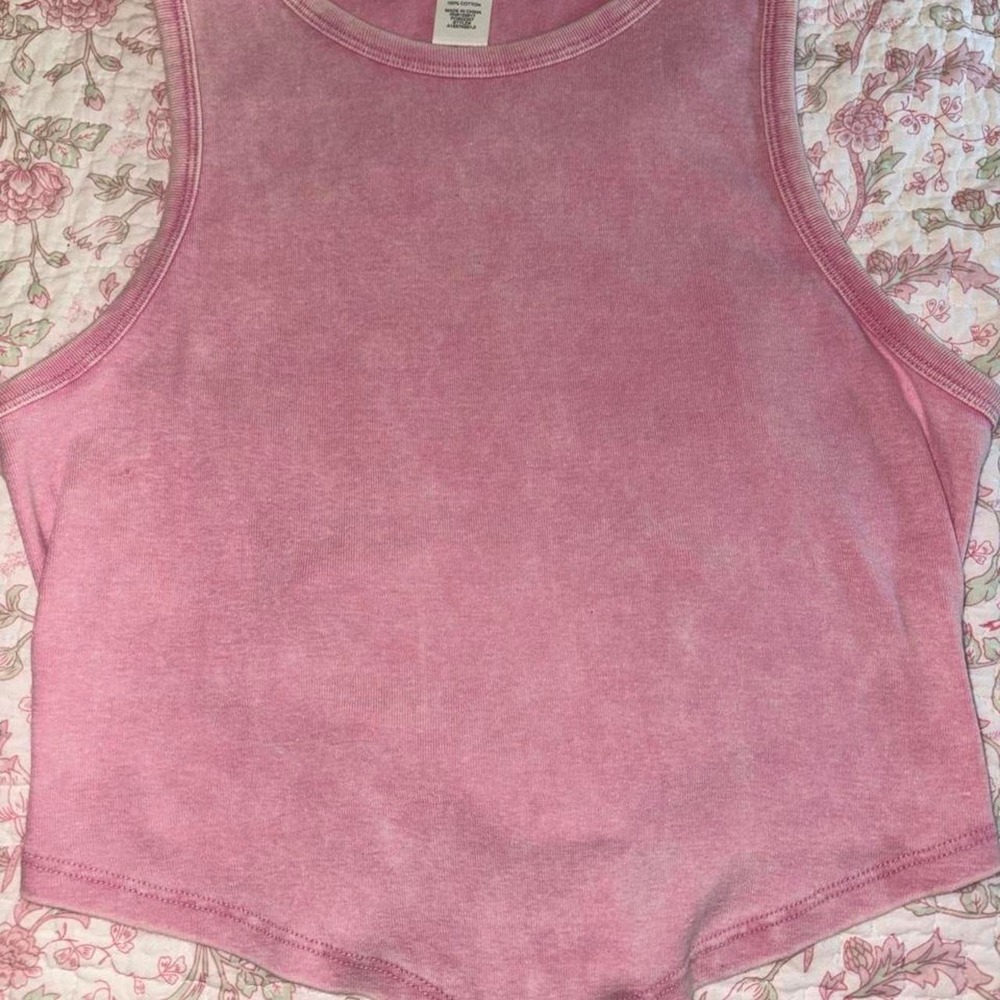 Altar'd State size xl Pink tie back crop top
